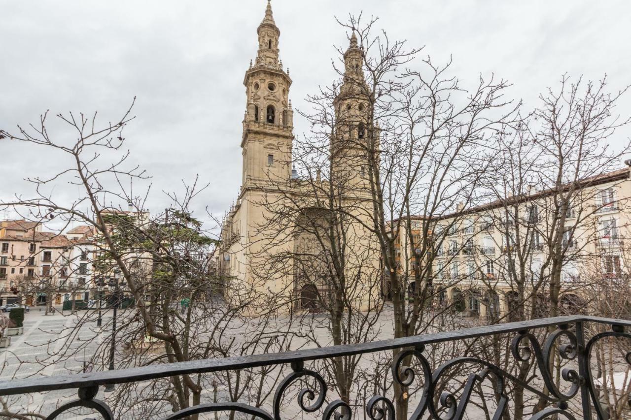 Apartamento La Redonda Catedral Y Aire Acondicionado Logrono Exterior photo